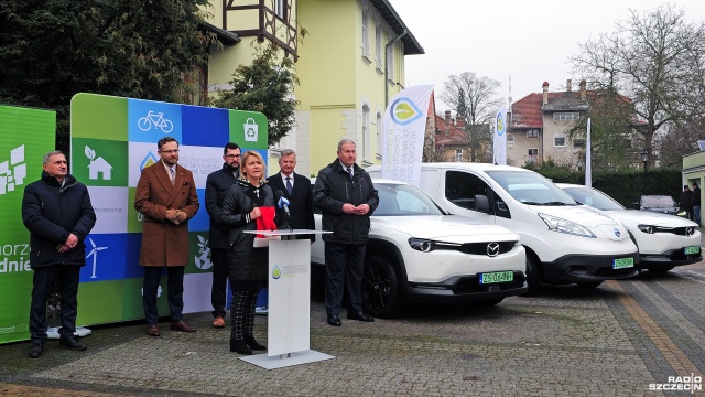 Fot. Marcin Kokolus [Radio Szczecin] Nowe auta elektryczne dla samorządu [ZDJĘCIA]