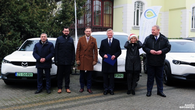 Fot. Marcin Kokolus [Radio Szczecin] Nowe auta elektryczne dla samorządu [ZDJĘCIA]