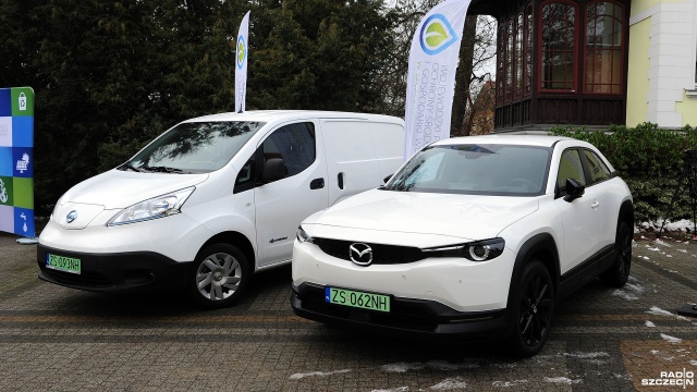 Fot. Marcin Kokolus [Radio Szczecin] Nowe auta elektryczne dla samorządu [ZDJĘCIA]