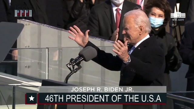 Joe Biden zaprzysiężony na Prezydenta Stanów Zjednoczonych [WIDEO]