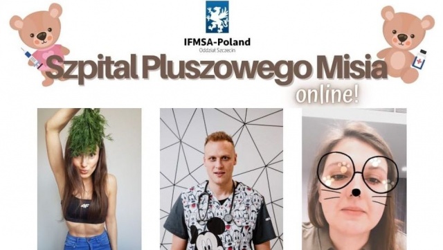 Studenci Pomorskiego Uniwersytetu Medycznego w Szczecinie mimo epidemii nie rezygnują z uczenia najmłodszych. W poniedziałek startuje Szpital Pluszowego Misia w wersji internetowej.