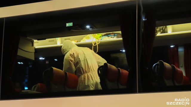 Pierwszy w naszym województwie punkt szczepień drive-thru gotowy w Łobzie.