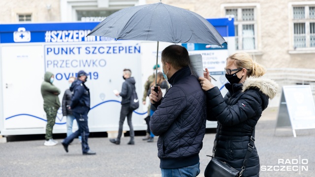 2500 osób zaszczepili medycy w dodatkowym punkcie szczepień przy Szpitalu Wojskowym w Szczecinie od 1 do 3 maja.
