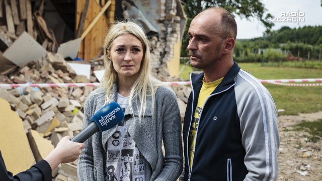To nie był wybuch gazu, tylko celowe działanie człowieka - tak o tym co wydarzyło się w nocy z piątku na sobotę w miejscowości Sosnowo w gminie Resko, mówią właściciele domu.