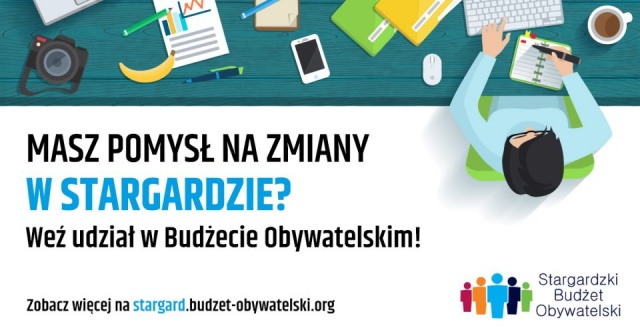 Można dłużej zgłaszać pomysły do Stargardzkiego Budżetu Obywatelskiego.