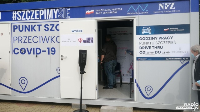 Jeszcze w środę mobilny punkt szczepień przeciw COVID-19 pozostanie w Kołobrzegu.