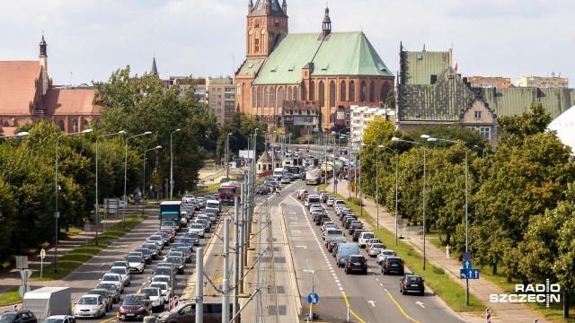 Nawet 40 minut w korkach. Tak minął piątek na szczecińskich ulicach.