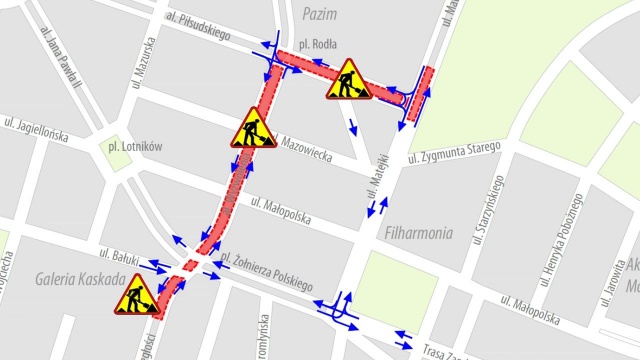 Będzie łatwiej przejechać przez centrum Szczecina - przejazd przez plac Żołnierza Polskiego otwarty od 1 września.