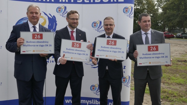 Myśliborzanie doczekali się obwodnicy. Droga jest przedłużeniem trasy krajowej numer 26 i omija centrum miasta od południa.