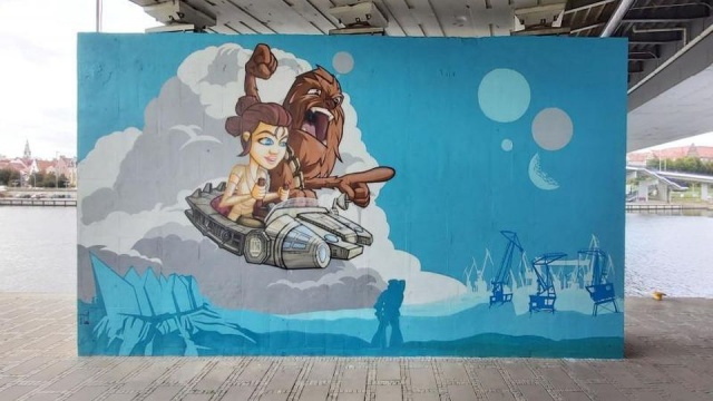 Kolejny mural w Szczecinie. To w ramach miejskiego projektu Street Art Szczecin 2021.