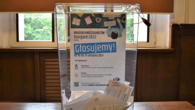 Ponad 10 tysięcy osób zagłosowało w Stargardzkim Budżecie Obywatelskim 2022. Wyniki poznamy w niedzielę - informują urzędnicy.