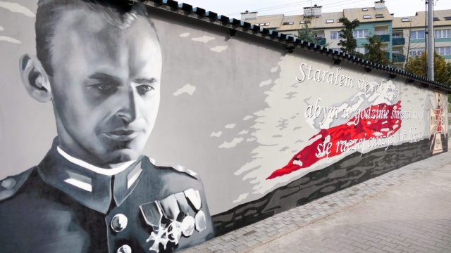 Bohaterem nowego gryfińskiego muralu jest rotmistrz Witold Pilecki.