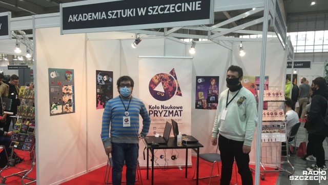 Studenci szczecińskiej Akademii Sztuki pokazują swoje gry komputerowe na poznańskich targach PGA 2021.
