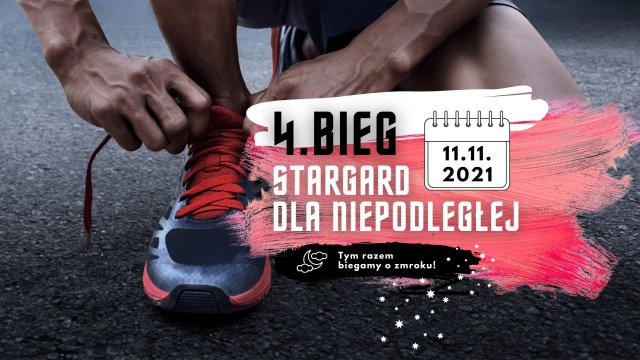 Można już zapisywać się na bieg Stargard dla Niepodległej. To impreza z okazji Narodowego Święta Niepodległości.