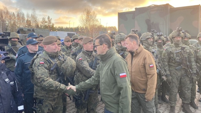 Premier dziękuje za gotowość obrony polskiej granicy