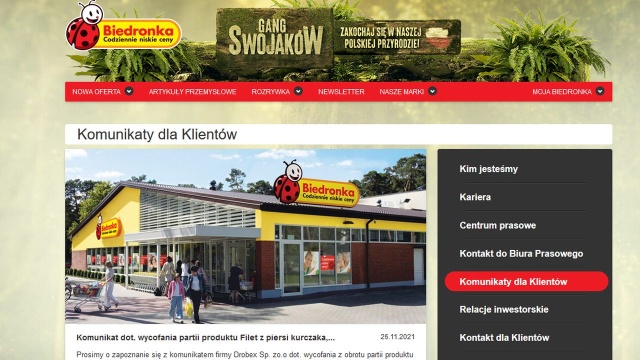 Uwaga na salmonellę w kurczakach z Biedronki - ostrzega Główny Inspektor Sanitarny. Jeśli kupowaliście niedawno filety z piersi, sprawdźcie na opakowaniu serię i numer partii.