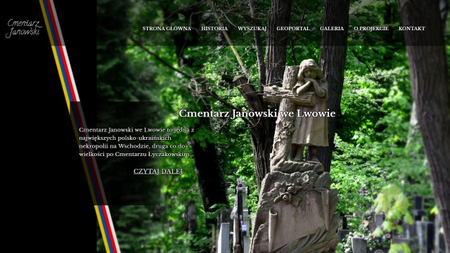 Wynik prac szczecińskich badaczy: strona internetowa Cmentarza Janowskiego we Lwowie