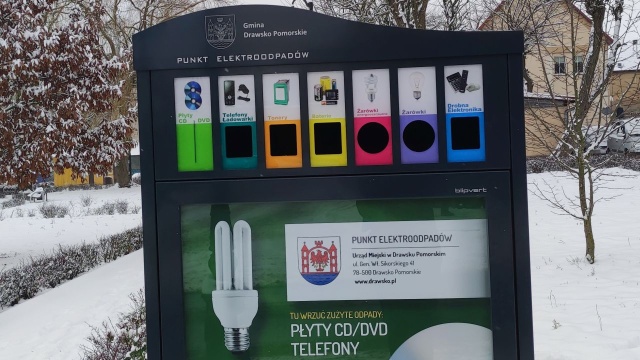 Drawsko Pomorskie postawiło dwa pierwsze punkty na elektroodpady.