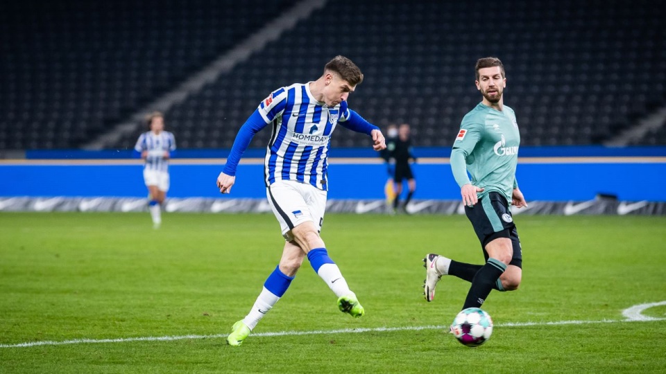 Krzysztof Piątek. Fot. twitter.com/HerthaBSC_EN