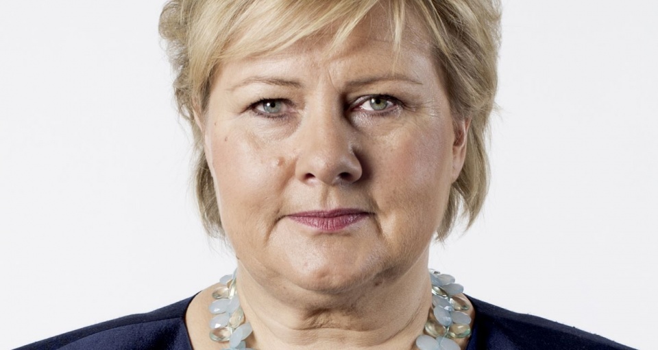 Premier Norwegii Erna Solberg. Fot. Thomas Haugersveen Statsministerens kontor