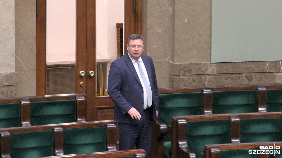 Minister w Kancelarii Premiera Michał Wójcik. Fot. Piotr Kołodziejski [Radio Szczecin/Archiwum]
