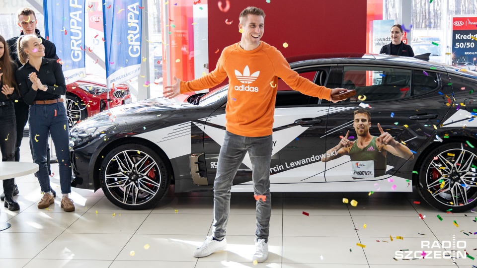 Marcin Lewandowski przyznał, że nie spodziewał się takiej mistrzowskiej fety. Fot. Robert Stachnik [Radio Szczecin]