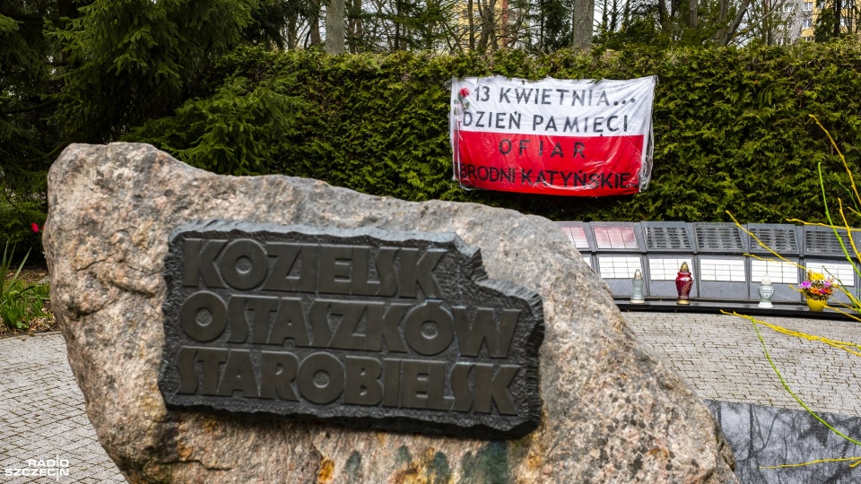 We wtorek w samo południe pod Krzyżem Katyńskim na Cmentarzu Centralnym zostaną złożone wieńce. Fot. Wojciech Ochrymiuk [Radio Szczecin]