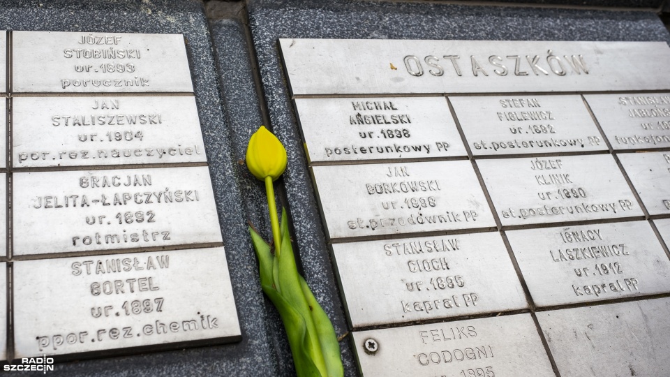 We wtorek w samo południe pod Krzyżem Katyńskim na Cmentarzu Centralnym zostaną złożone wieńce. Fot. Wojciech Ochrymiuk [Radio Szczecin]