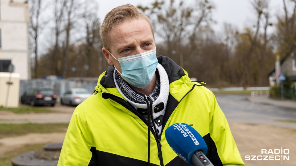 Tomasz Nawrocki, jeden z organizatorów referendum. Fot. Robert Stachnik [Radio Szczecin]