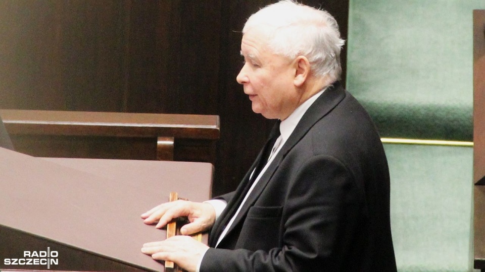Widzę możliwość współpracy z Lewicą w sprawach społecznych - mówi prezes PiS Jarosław Kaczyński. Fot. Piotr Kołodziejski [Radio Szczecin]