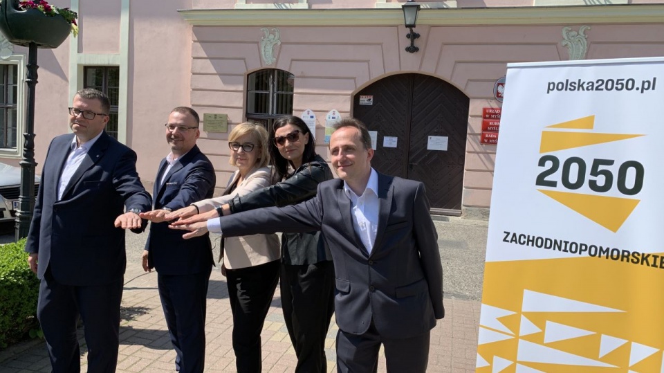 Piotr Sobolewski, burmistrz Myśliborza, dołącza do Polski 2050 Szymona Hołowni. Fot. Stowarzyszenie Polska 2050