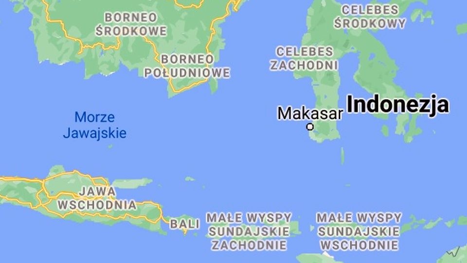 Przynajmniej sześć osób zginęło w wyniku zatonięcia statku pasażerskiego u wybrzeży Bali. Fot. google.com/maps