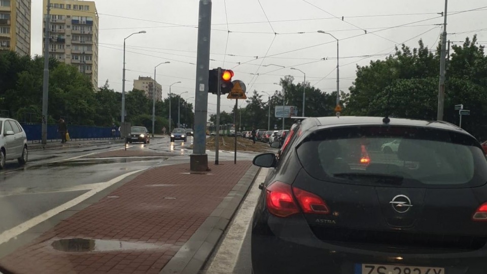 Ulica Budzieszyńska w Szczecinie. Fot. Facebook Grupa Suszą! Szczecin