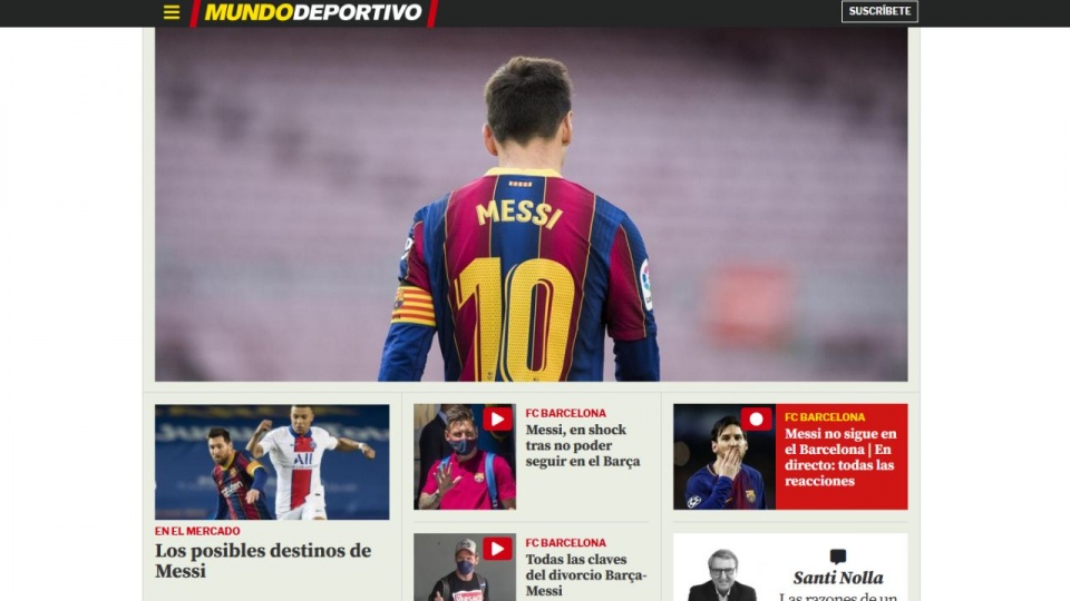 "Messi między innymi domagał się wzmocnienia w linii defensywnej. A konkretnie sprowadzenia Cristiana Romero" - informuje hiszpańska gazeta Mundo Deportivo. źródło: https://www.mundodeportivo.com/