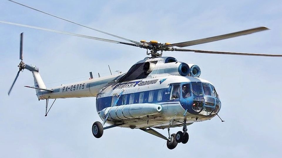 Radziecki śmigłowiec Mi-8. Fot. www.wikipedia.org / Igor Dvurekov (CC0 domena publiczna)