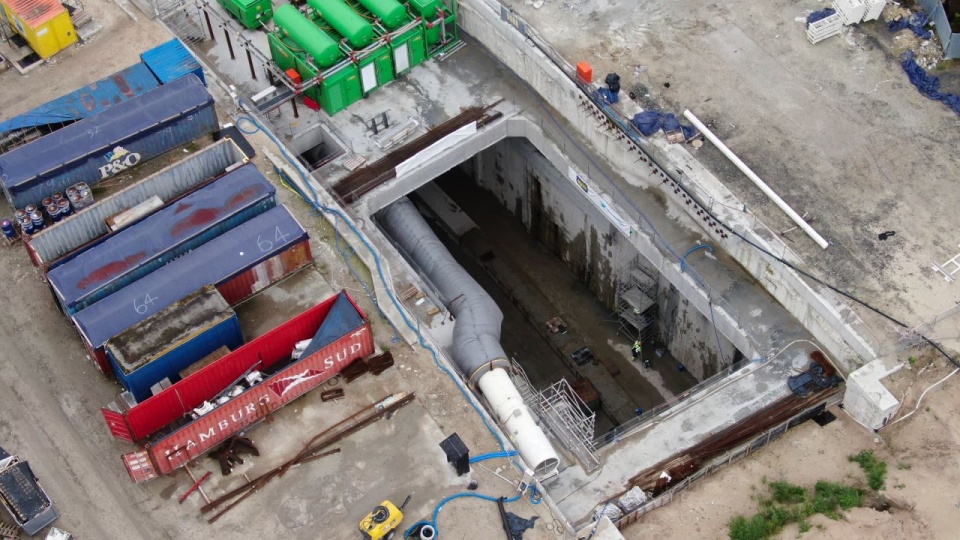 Demontaż "Wyspiarki" zajmie dwa miesiące. Wszystkie prace budowlane mają się zakończyć w październiku przyszłego roku. źródło: tunel-swinoujscie.pl