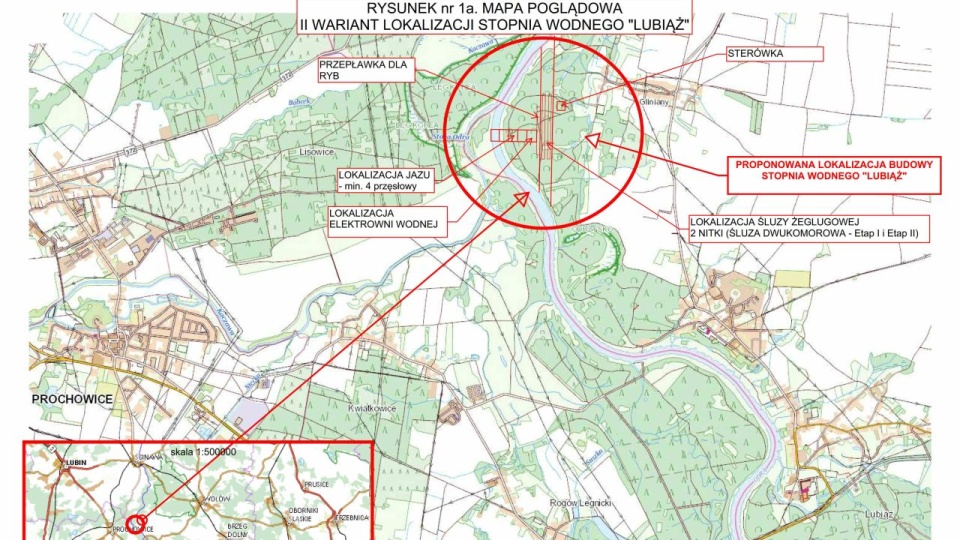 Stopnie wodne na Odrze. Mat. wody.gov.pl