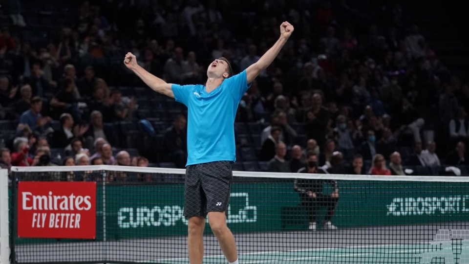 Hubert Hurkacz. Fot. twitter.com/RolexPMasters