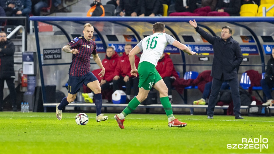 Szczecinianie zremisowali u siebie z Wartą Poznań 1:1 w 19. kolejce rozgrywek o mistrzostwo Polski. Fot. Robert Stachnik [Radio Szczecin]