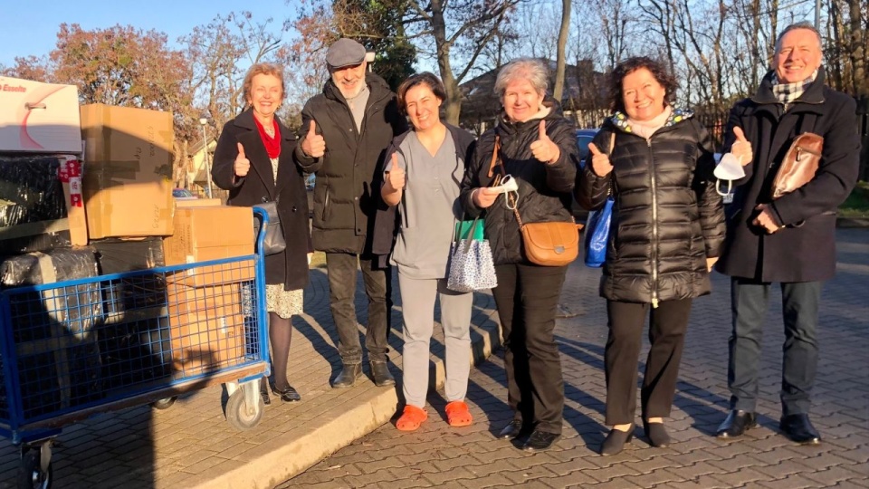 Przekazanie darów oddziałowi psychiatrii dziecięcej. Fot. Mat. prasowe.