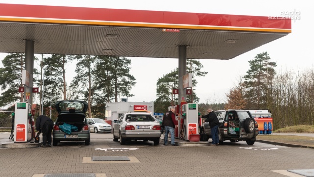 Fot. Mateusz Papke [Radio Szczecin] Szturm Niemców na polskie stacje benzynowe [ZDJĘCIA]