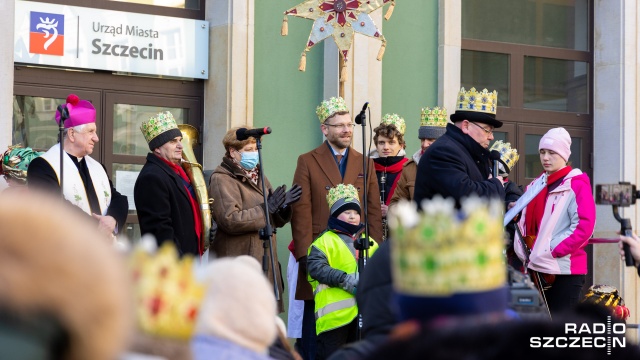 Fot. Robert Stachnik [Radio Szczecin] Kacper, Melchior i Baltazar przeszli ulicami Szczecina [WIDEO, ZDJĘCIA]