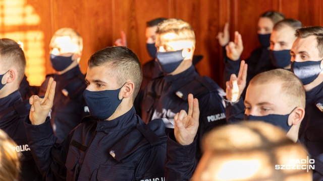 Fot. Robert Stachnik [Radio Szczecin] "Jesteście na służbie bez względu czy macie mundur czy nie" [WIDEO, ZDJĘCIA]