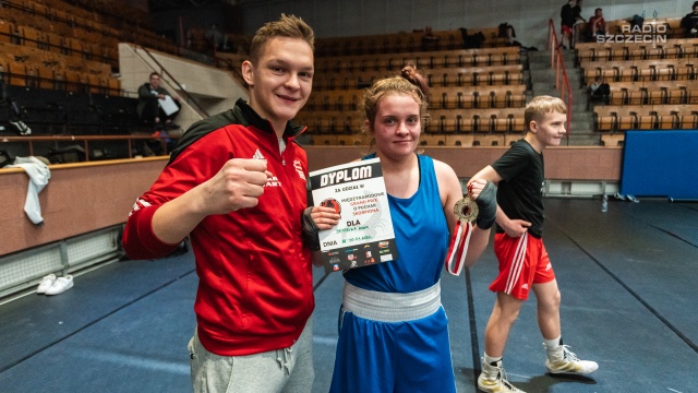 Fot. Mateusz Papke [Radio Szczecin] Międzynarodowe święto boksu w SDS-ie [WIDEO, ZDJĘCIA]