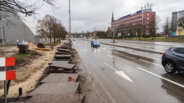 Fot. Mateusz Papke [Radio Szczecin] Uwaga kierowcy, zmiany na Energetyków [ZDJĘCIA]