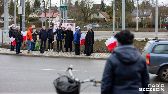 Fot. Robert Stachnik [Radio Szczecin] Wspomnienie polskiego patrioty w Szczecinie [ZDJĘCIA]