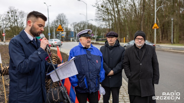 Fot. Robert Stachnik [Radio Szczecin] Wspomnienie polskiego patrioty w Szczecinie [ZDJĘCIA]