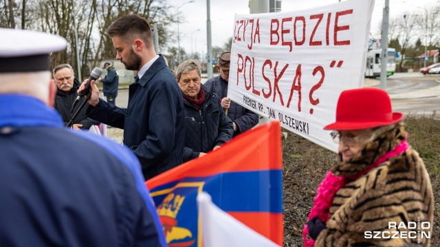 Fot. Robert Stachnik [Radio Szczecin] Wspomnienie polskiego patrioty w Szczecinie [ZDJĘCIA]