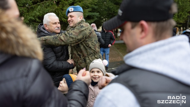 Fot. Robert Stachnik [Radio Szczecin] Szczecińska "dwunastka" leci na misję do Libanu [WIDEO, ZDJĘCIA]