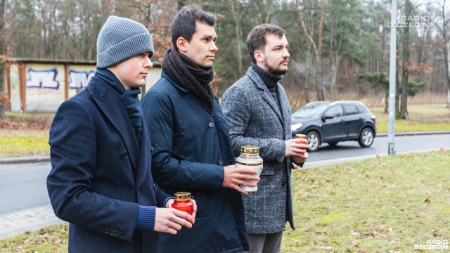 Fot. Mateusz Papke [Radio Szczecin] Uczcili pamięć majora Szendzielarza ps. Łupaszka [ZDJĘCIA]